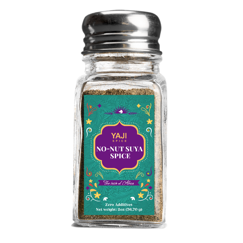 Yaji Spice No-Nut Suya Spice Bottle Front