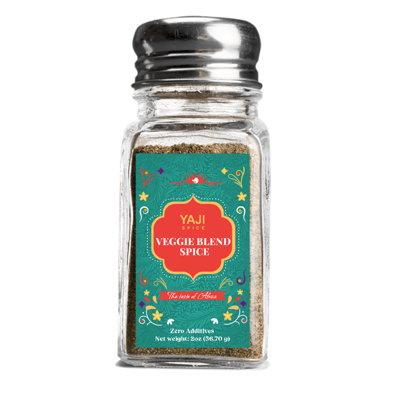 Yaji Spice Veggie Blend Spice Bottle Front